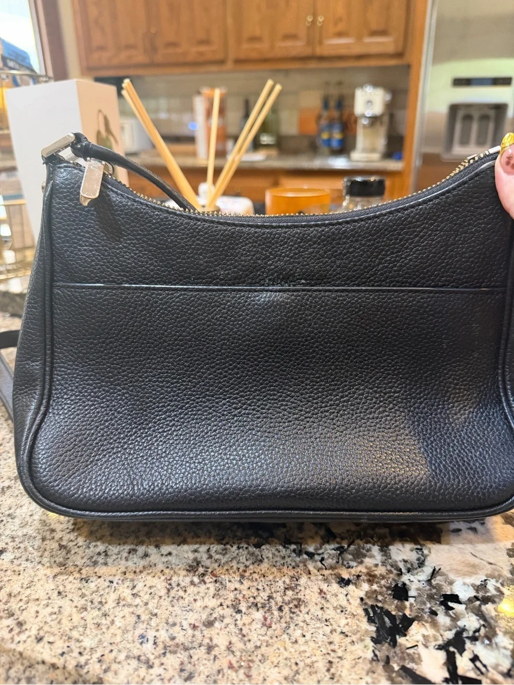 kate spade compact pebbled